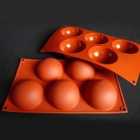 moule silicone 5 demi spheres
